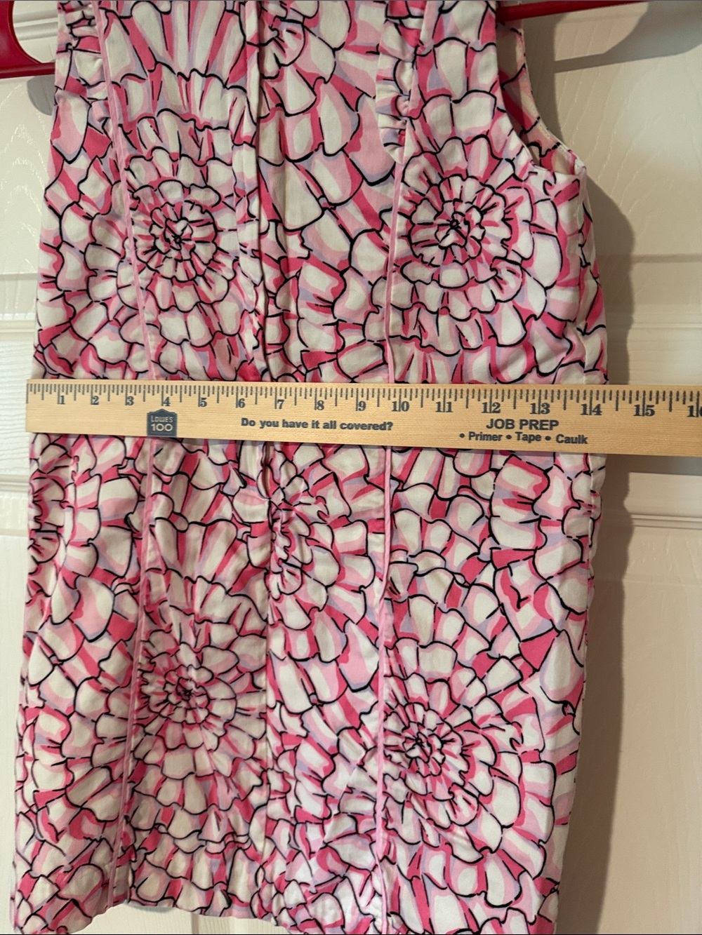 Lilly Pulitzer Girls Pink Floral Ruffle Shift Dress - Picture 6 of 7
